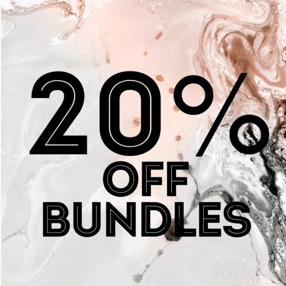 20% off bundles 2+ 🖤🖤🖤